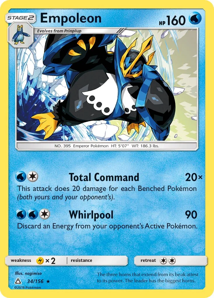 Empoleon 「UPR 34/156」「EN」