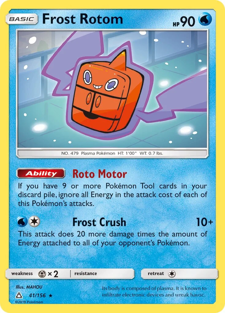 Frost Rotom 「UPR 41/156」「EN」