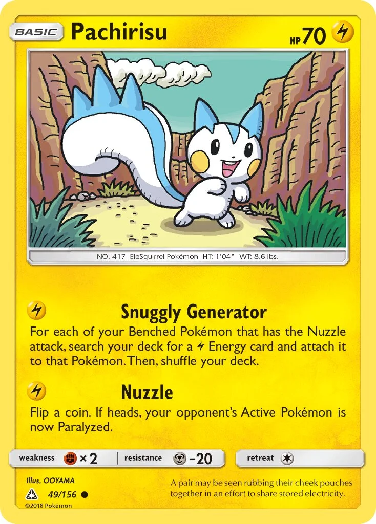 Pachirisu 「UPR 49/156」「EN」