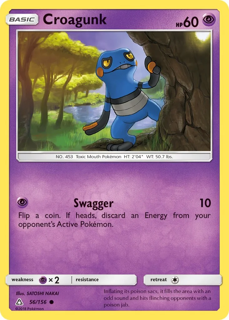 Croagunk 「UPR 56/156」「EN」
