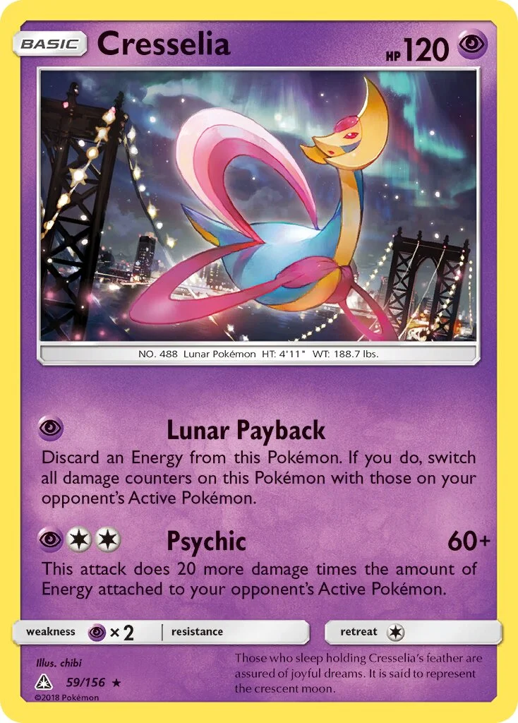 Cresselia 「UPR 59/156」「EN」