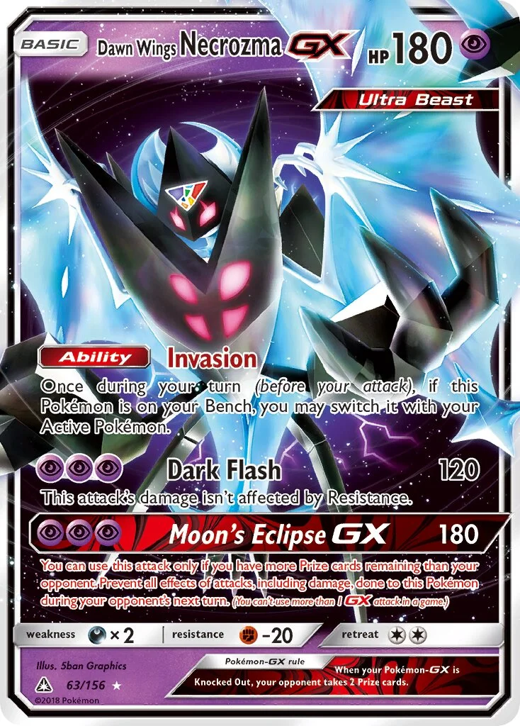 Dawn Wings Necrozma-GX 「UPR 63/156」「EN」