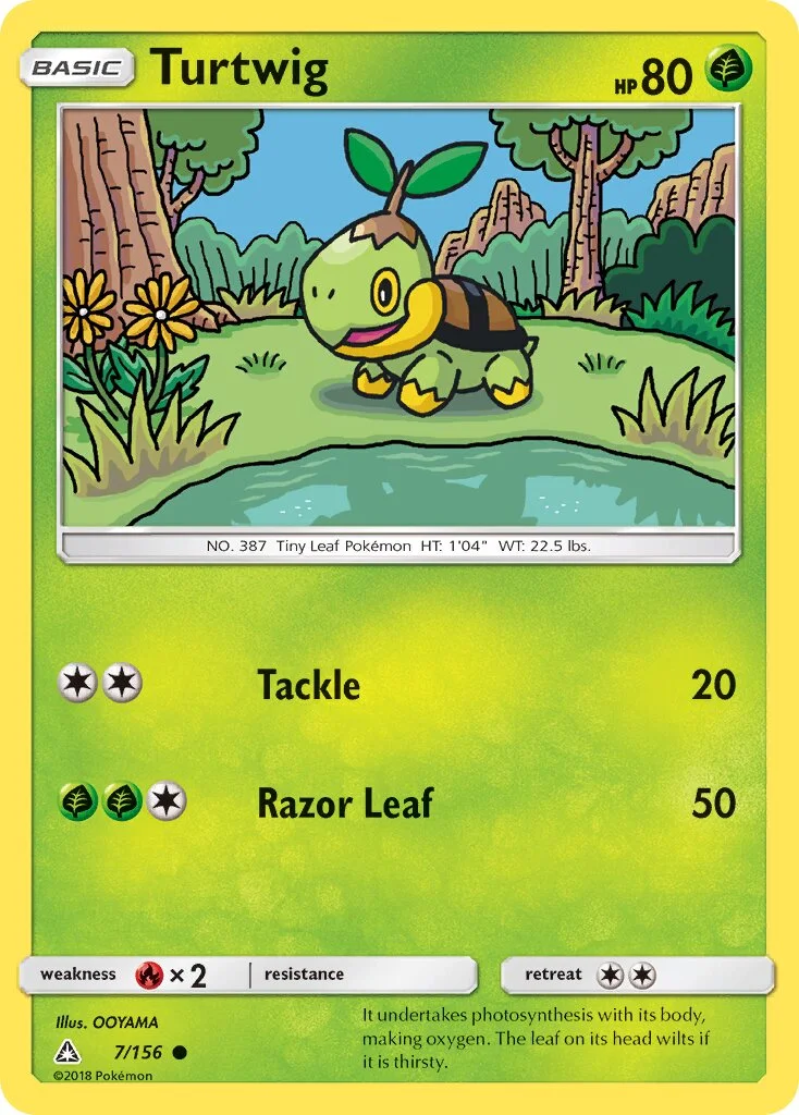 Turtwig 「UPR 7/156」「EN」