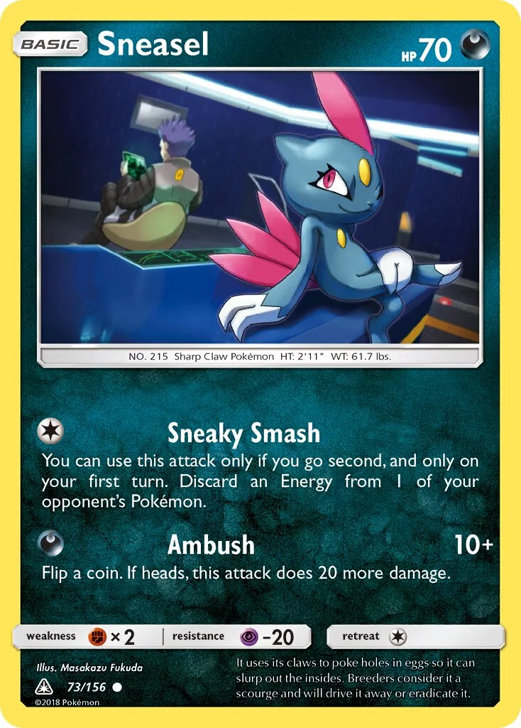 Sneasel 「UPR 73/156」「EN」