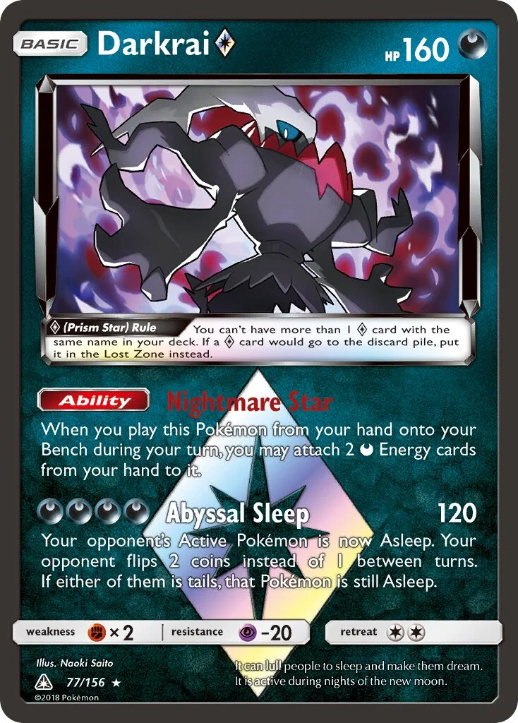 Darkrai ◇ 「UPR 77/156」「EN」