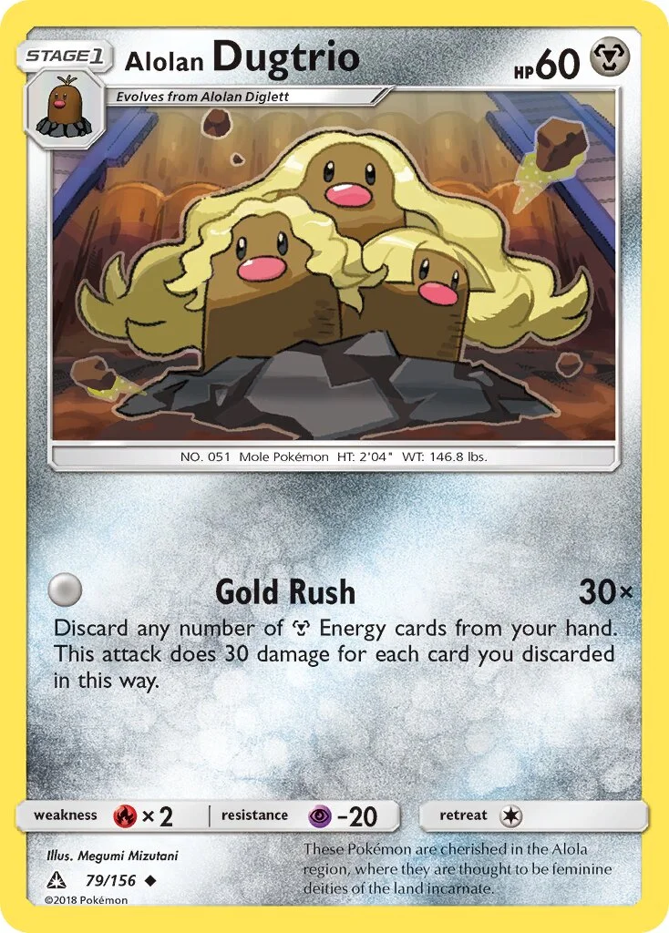 Alolan Dugtrio 「UPR 79/156」「EN」