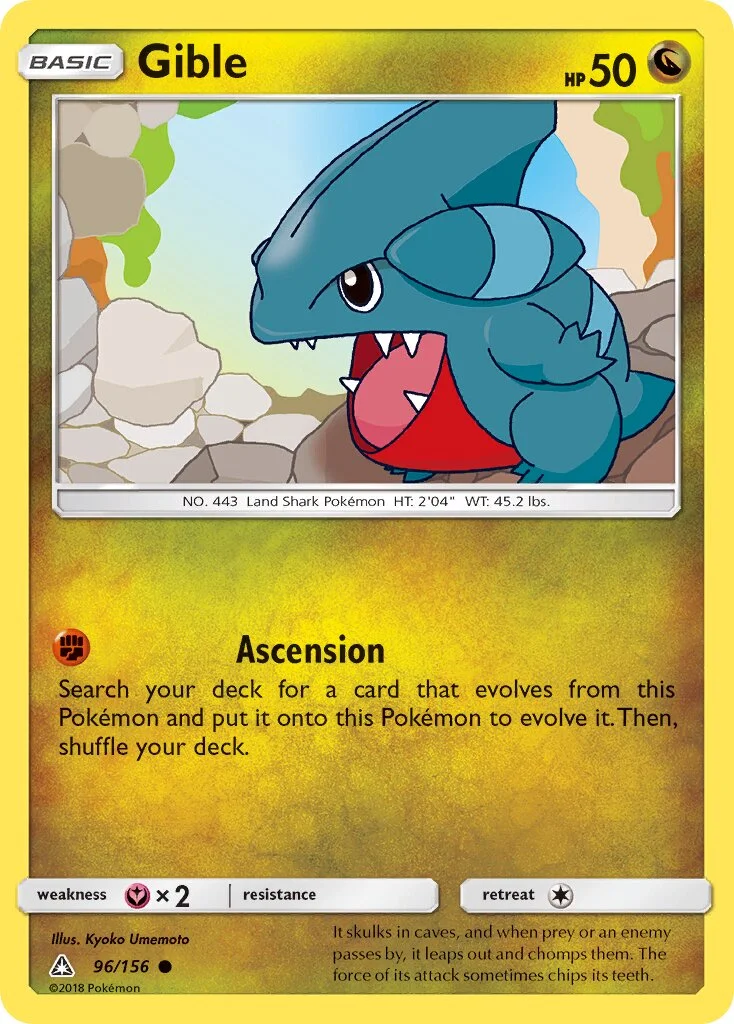 Gible 「UPR 96/156」「EN」