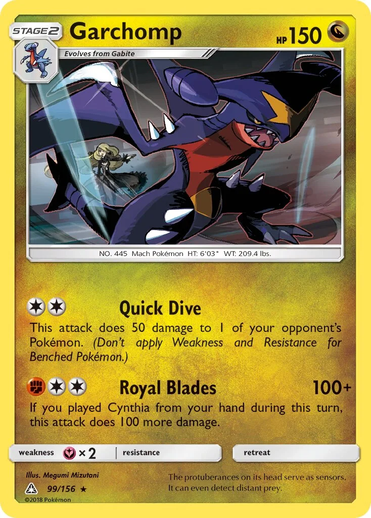 Garchomp 「UPR 99/156」「EN」