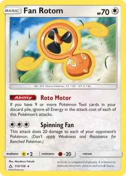 Fan Rotom #110/156 · Pokémon