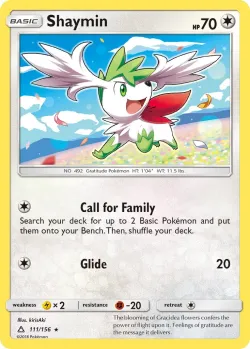 Shaymin #111/156 · Pokémon