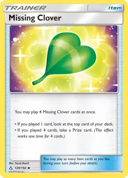 Missing Clover #129/156 · Pokémon