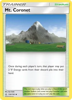Mt. Coronet #130/156 · Pokémon