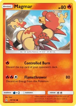 Magmar #18/156 · Pokémon