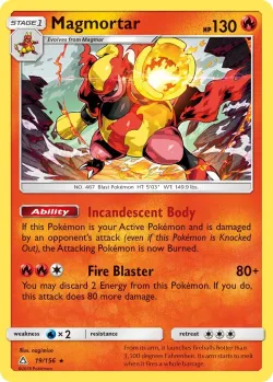 Magmortar #19/156 · Pokémon