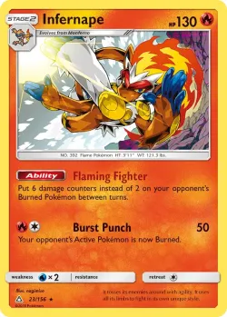 Infernape #23/156 · Pokémon