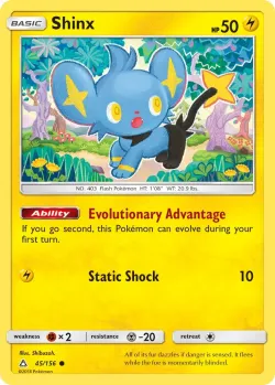 Shinx #45/156 · Pokémon