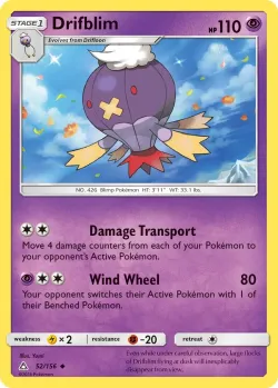 Drifblim #52/156 · Pokémon