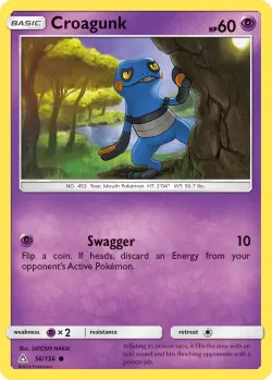 Croagunk #56/156 · Pokémon
