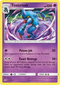 Toxicroak #57/156 · Pokémon