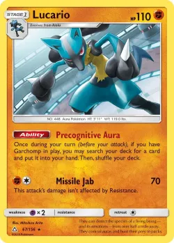 Lucario #67/156 · Pokémon