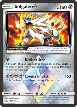 Solgaleo ◇ #89/156 · Pokémon