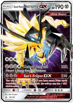 Dusk Mane Necrozma-GX #90/156 · Pokémon