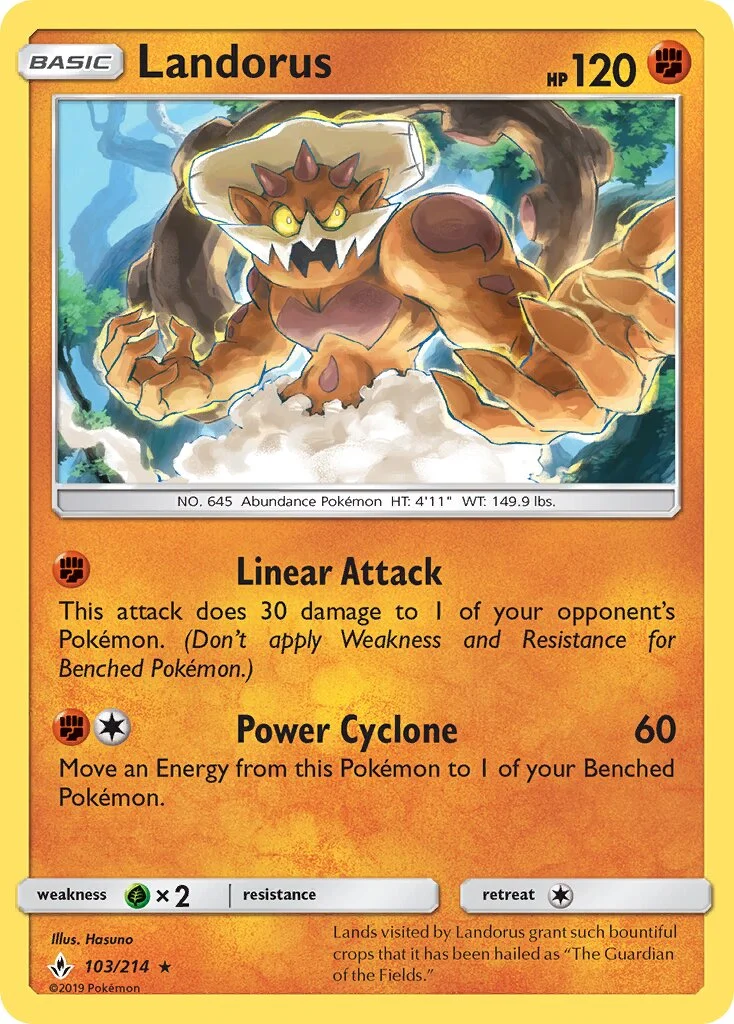 Landorus 「UNB 103/214」「EN」