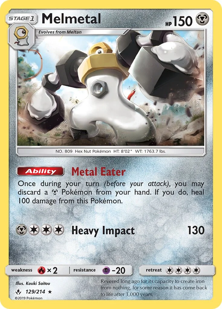 Melmetal 「UNB 129/214」「EN」