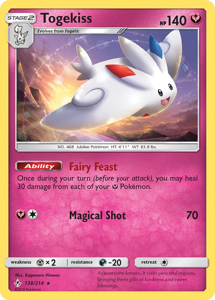 Togekiss 「UNB 138/214」「EN」