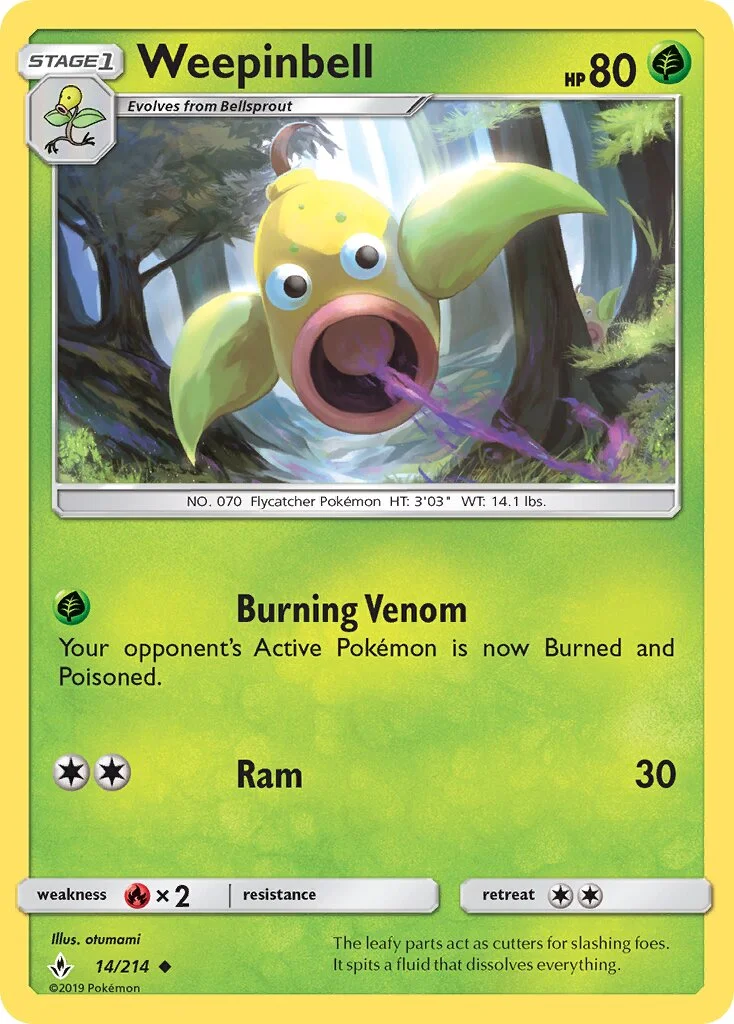 Weepinbell 「UNB 14/214」「EN」