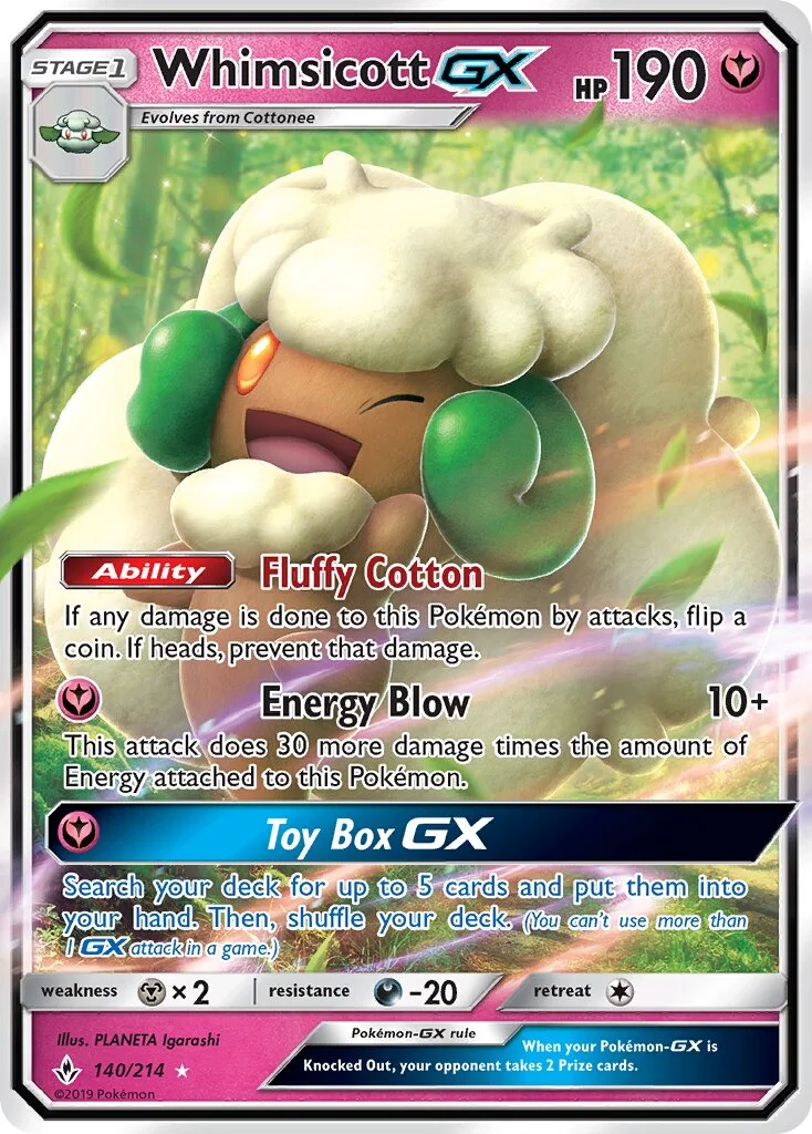 Whimsicott-GX 「UNB 140/214」「EN」