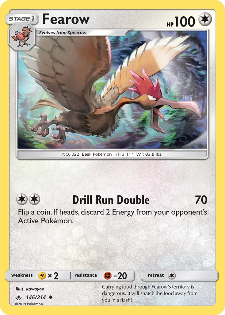 Fearow 「UNB 146/214」「EN」