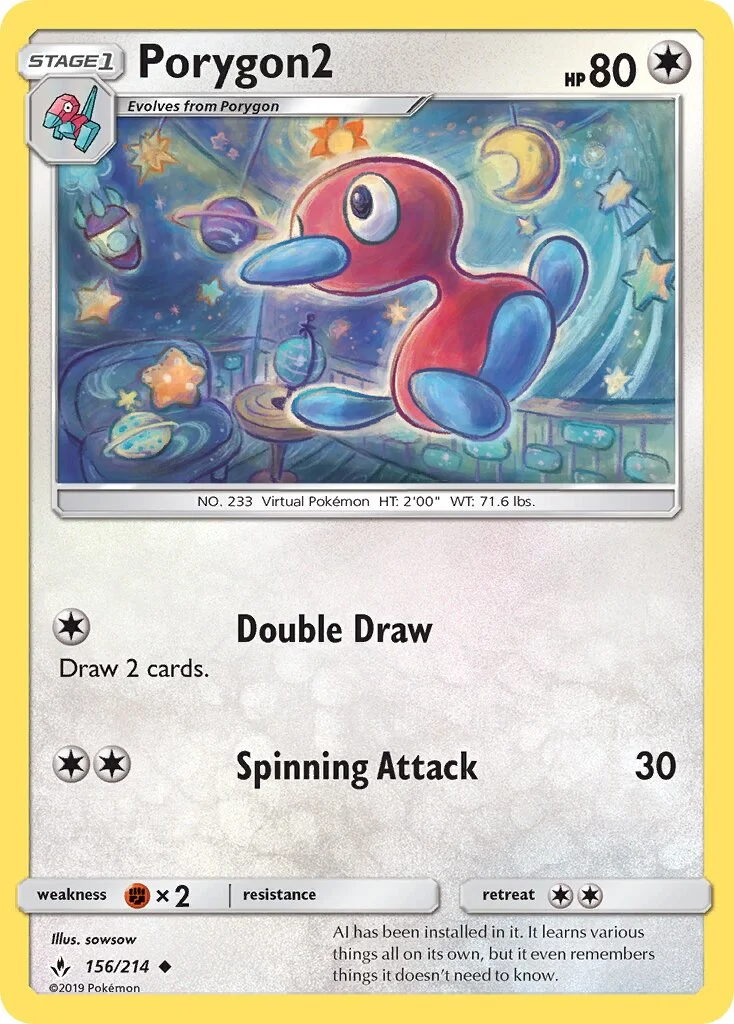 Porygon2 「UNB 156/214」「EN」