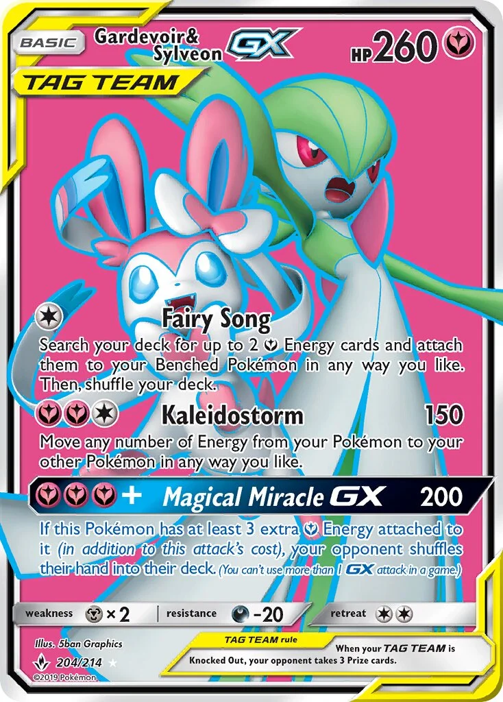 Gardevoir & Sylveon-GX 「UNB 204/214」「EN」