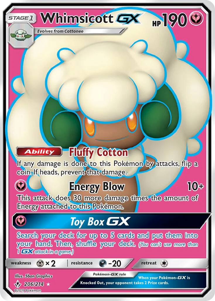 Whimsicott-GX 「UNB 206/214」「EN」