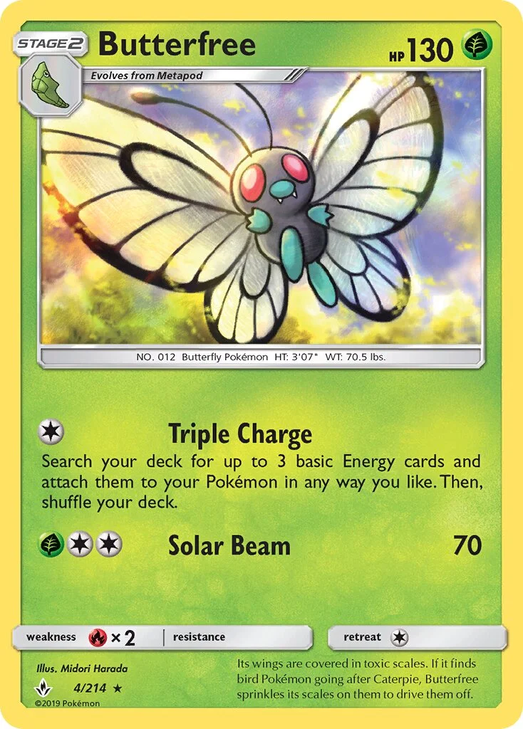 Butterfree 「UNB 4/214」「EN」