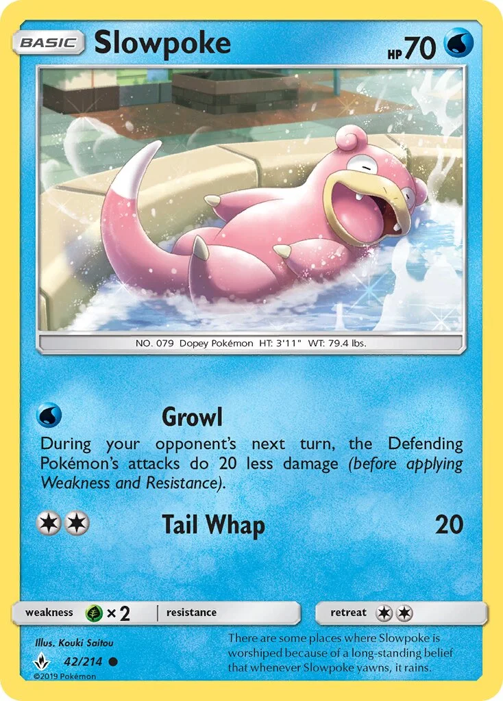 Slowpoke 「UNB 42/214」「EN」