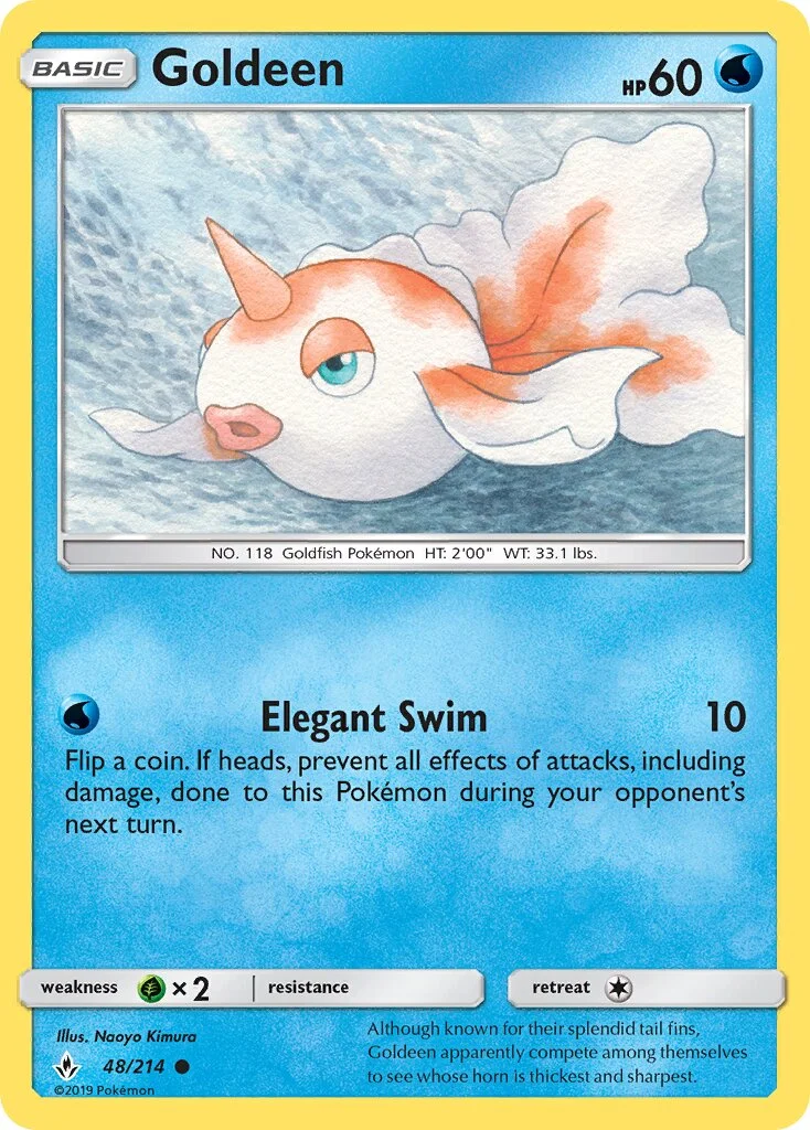 Goldeen 「UNB 48/214」「EN」
