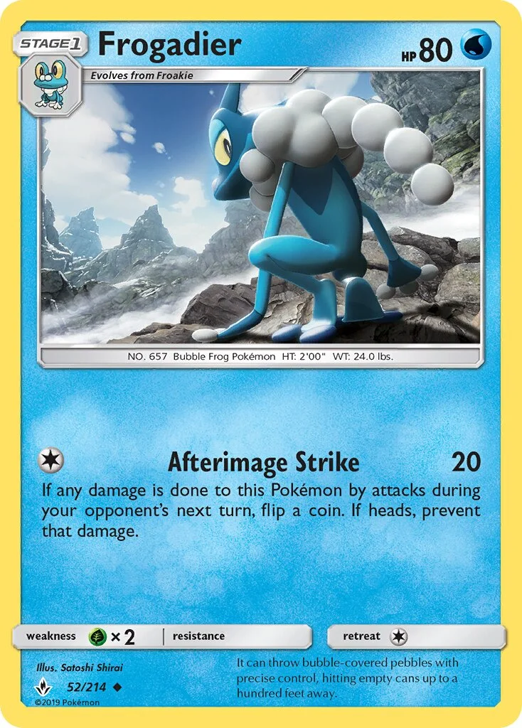 Frogadier 「UNB 52/214」「EN」