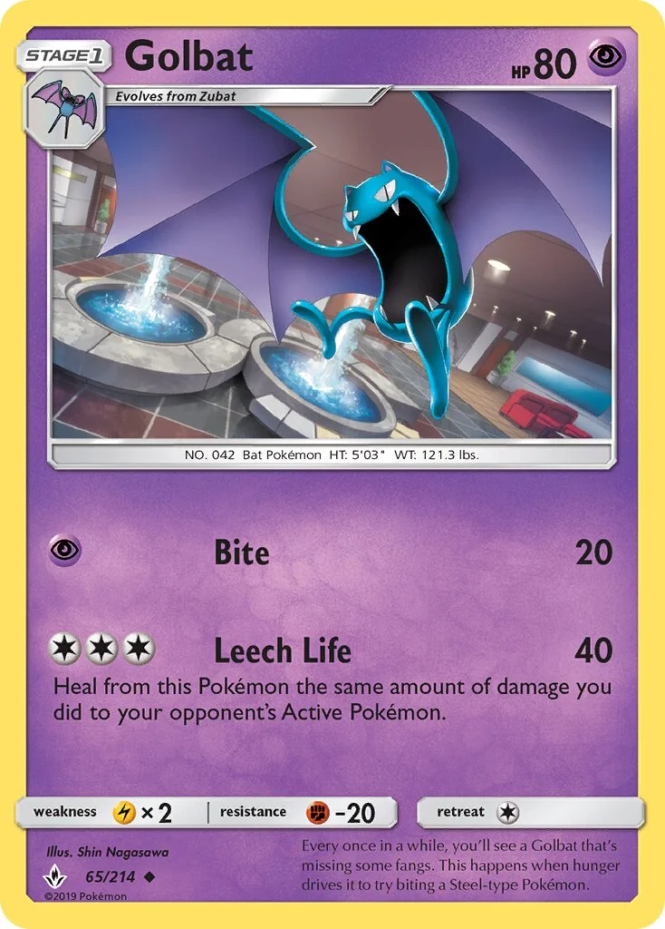 Golbat 「UNB 65/214」「EN」