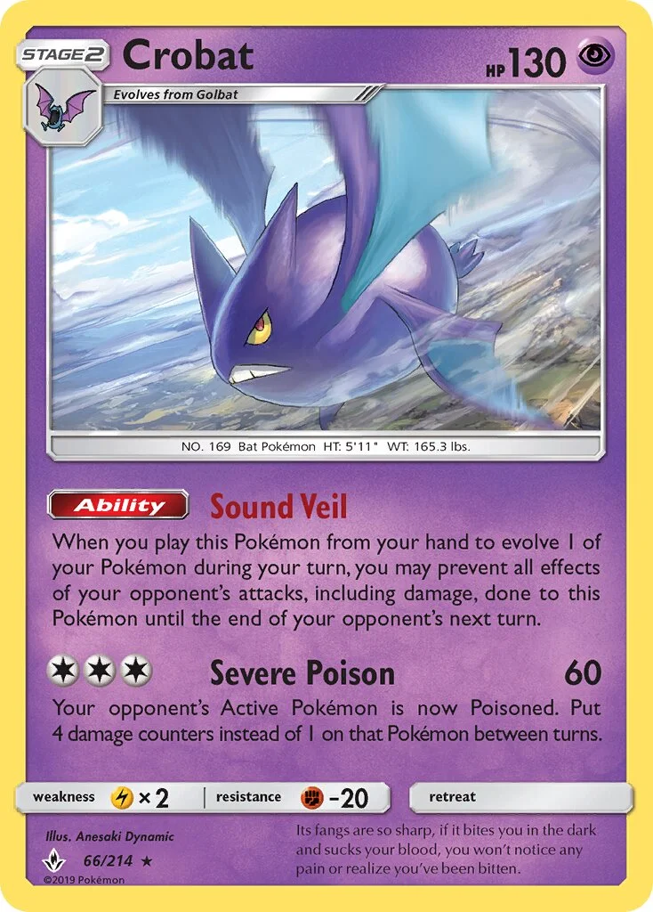 Crobat 「UNB 66/214」「EN」