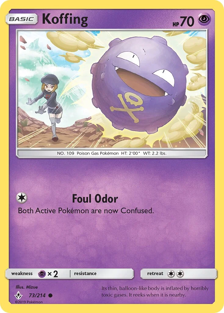 Koffing 「UNB 73/214」「EN」