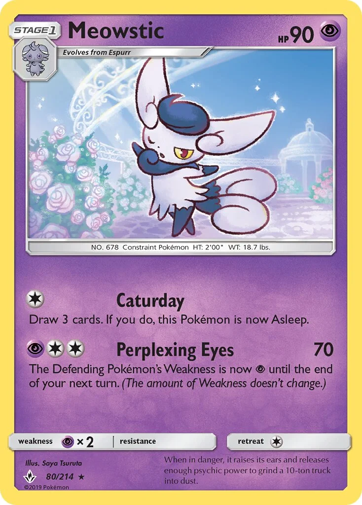 Meowstic 「UNB 80/214」「EN」