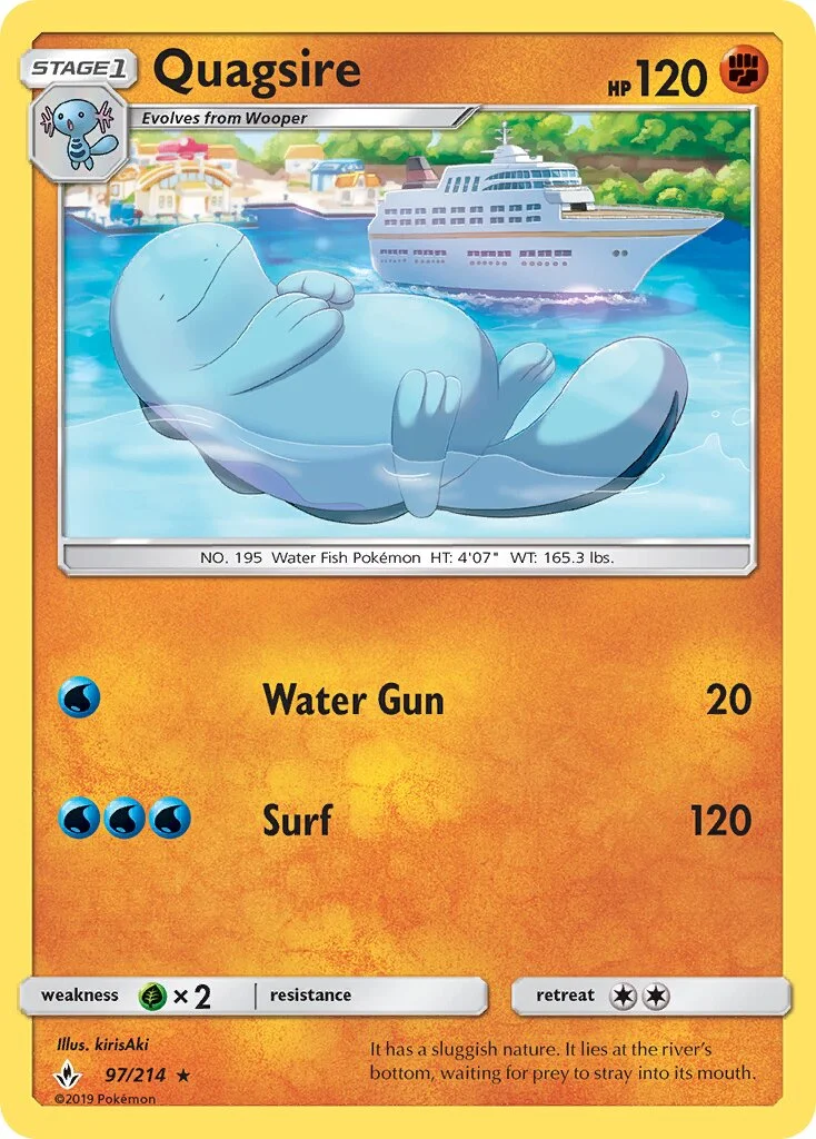 Quagsire 「UNB 97/214」「EN」