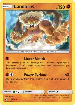 Landorus #103/214 · Pokémon