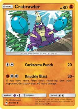 Crabrawler #104/214 · Pokémon