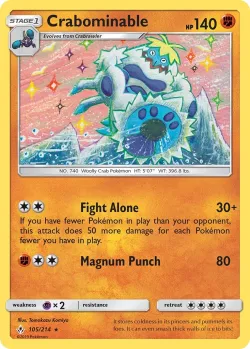 Crabominable #105/214 · Pokémon