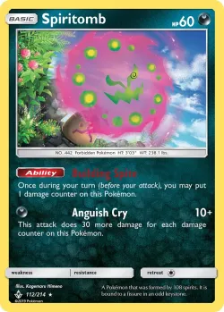 Spiritomb #112/214 · Pokémon