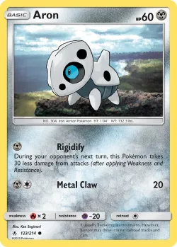 Aron #123/214 · Pokémon
