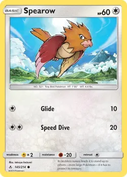 Spearow #145/214 · Pokémon